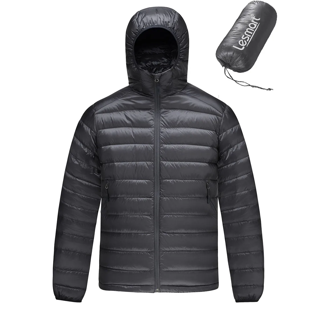 Top Trends: Men's Down Jacket Winter New Lesmart Fashion Hooded Warm Coats Male Lightweight Puffer 90% White Duck Down Parka Outwear Shoppable Styles