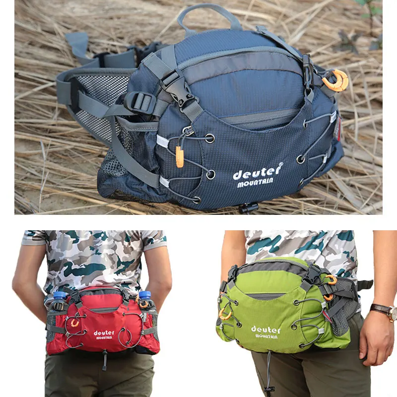 Top Trends: Sports Waist Bag Men Women Outdoor Hiking Riding Waterproof Wearproof Backpack 7L Camping Travel Shoulder Bag Water XA73WD Shoppable Styles