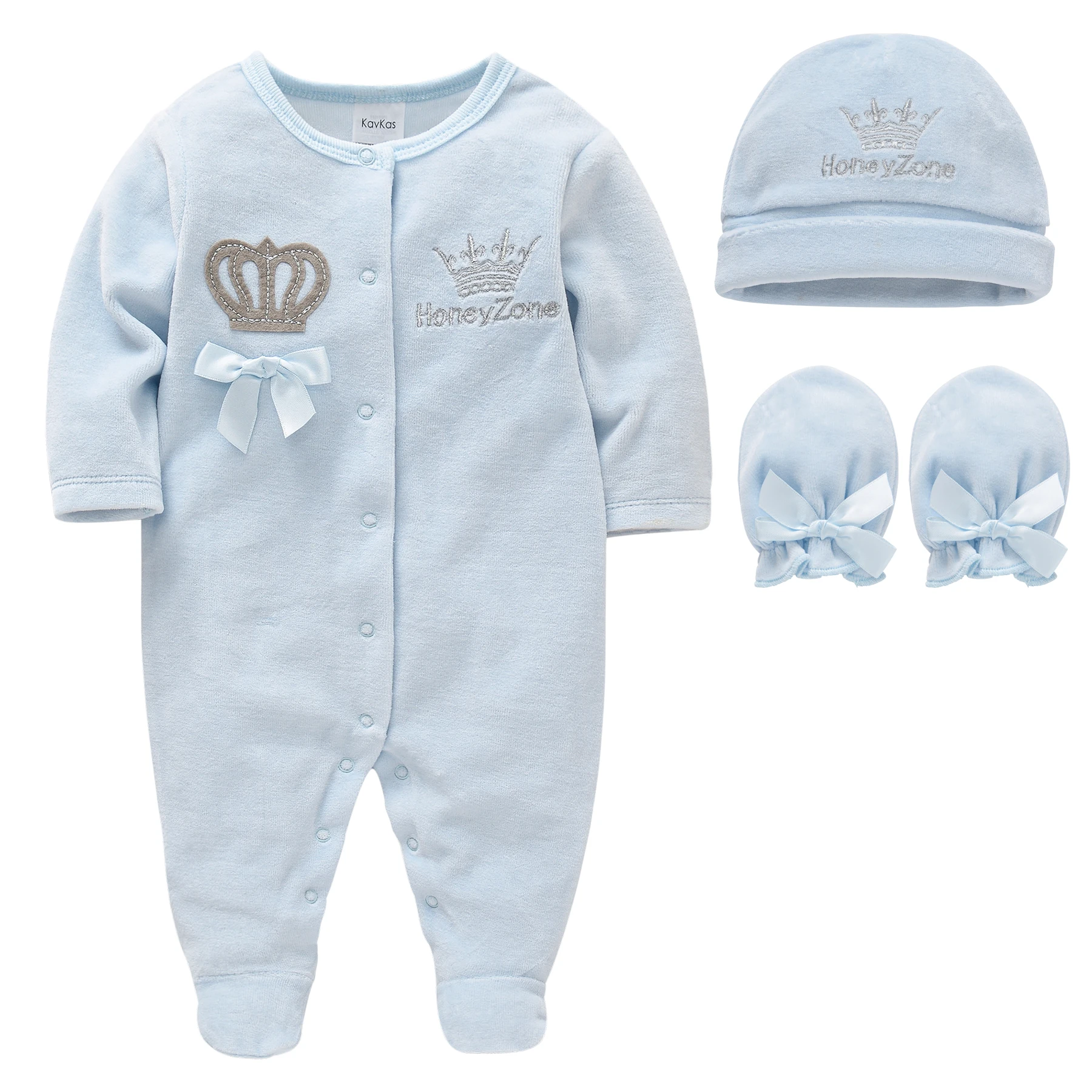 Top Trends: Baby Girl Clothes Set Boy Pijamas Bebe Fille With Hats Gloves Cotton Breathable Soft Ropa Bebe Newborn Sleepers Baby Pjiamas Shoppable Styles - Image 3