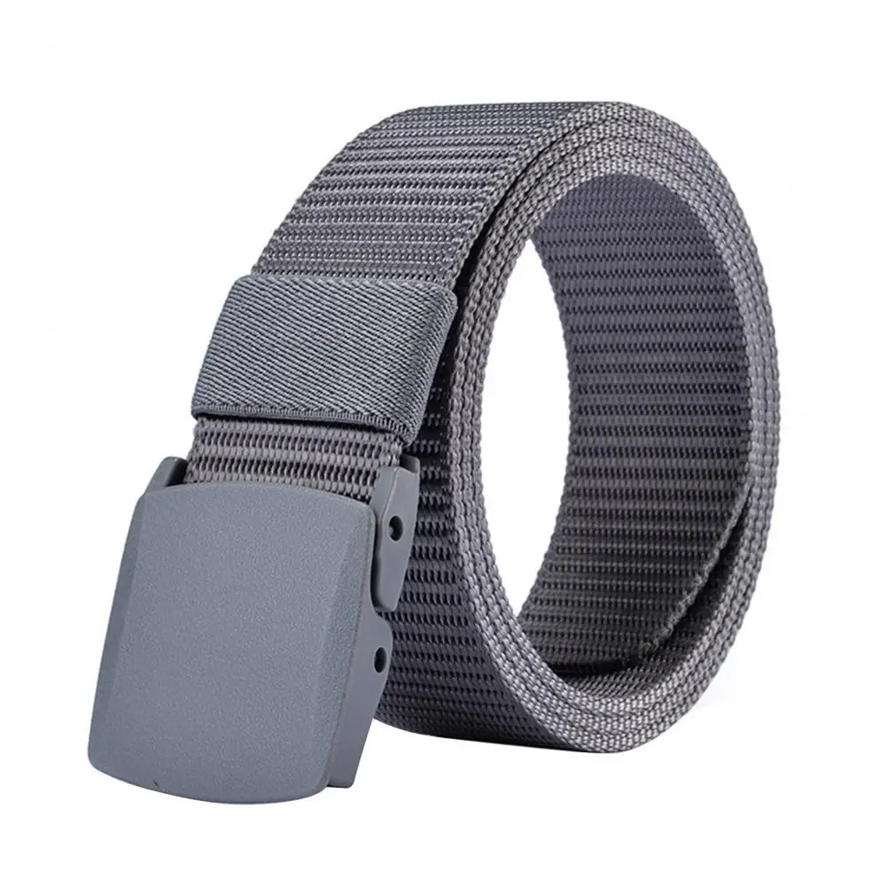 Top Trends: Fashion Men Belt Solid Color Adjustable Exquisite Buckle Men Lightweight All Match Clothes Accessories Waist Belt Daily Wear Shoppable Styles