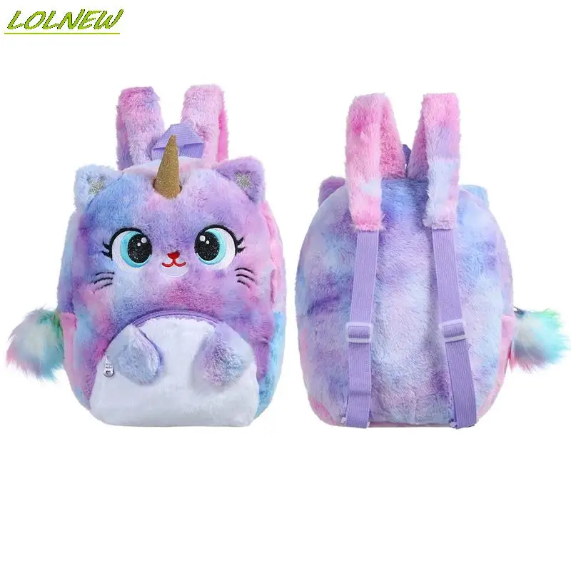 Top Trends: Children Cartoon Backpack Soft Plush Unicorn Backpacks Lovely Fashion Fur Girl Kindergarten School Bag Kid Gift Bookbag Dropship Shoppable Styles - Image 5