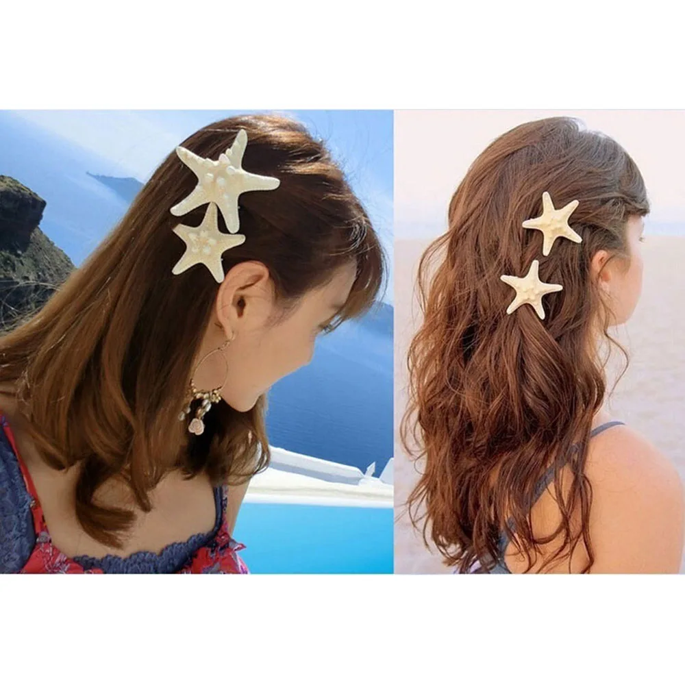 Top Trends: Summer Sea Starfish 1 Pcs Hair Clips Women Nice Star Starfish Sweet Hairpin Beach Hair Clip Girls Fashion Pinzas Para El Cabello Shoppable Styles - Image 2