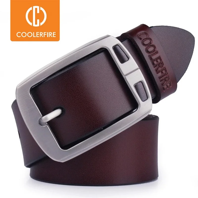 Top Trends: Cowhide Genuine Leather Belts For Men Cowboy Luxury Strap Brand Male Vintage Fancy Jeans Designer Belt Men High Quality Shoppable Styles