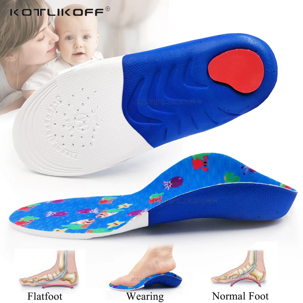 Top Trends: KOTLIKOFF Kids Children Flat Feet Insoles Arch Support 4cm Orthotic Orthopedic Shoe Inserts For X / O Legs Shoe Heel Fixed Pads Shoppable Styles