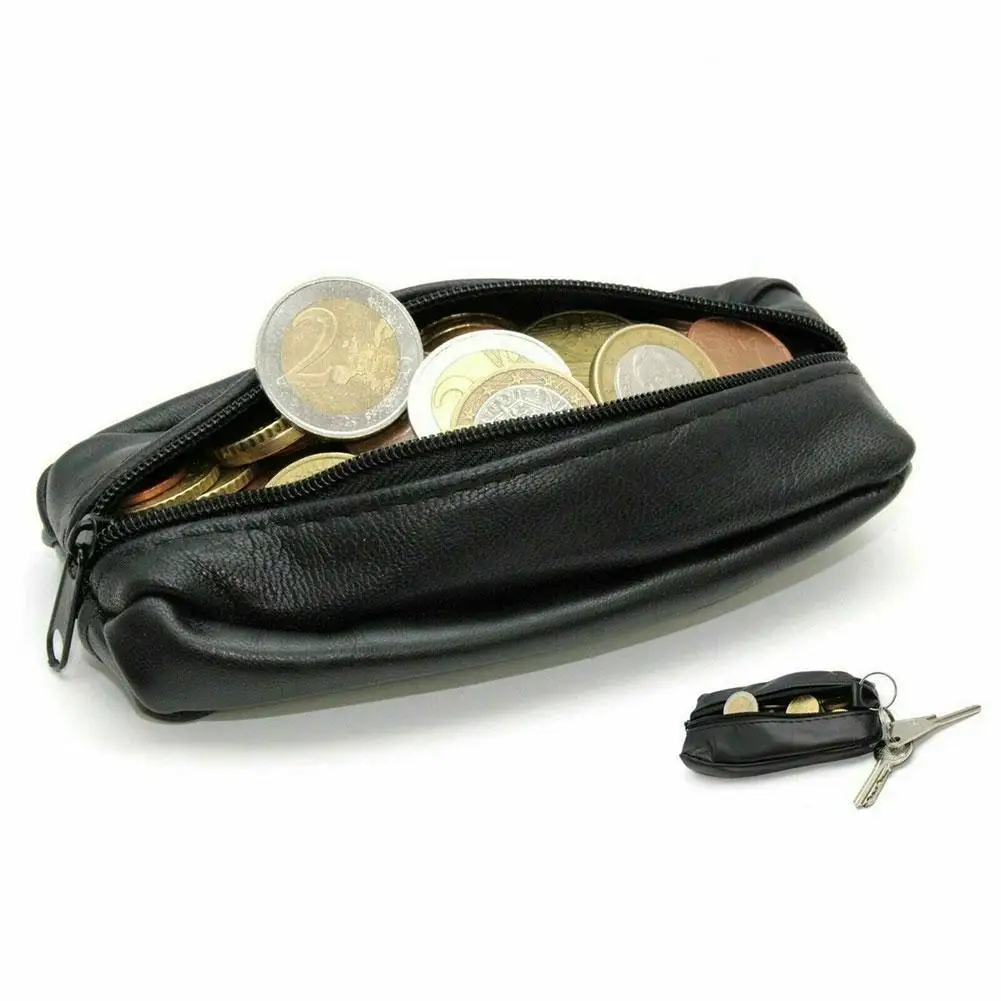 Top Trends: 1pc 12x6cm Portable Black Coin Purse Ultra-light Women Multifunctional Bag Purse Key Leather Handbag For Gifts PU Mini Fash F3I7 Shoppable Styles