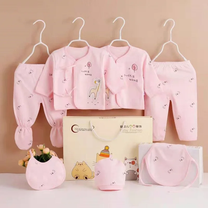 Top Trends: 0-3 Months Infant Clothing Set Cotton Autumn Newborn Boys Clothes Baby Underwear For Girls Print New Born Baby Girl Suits Shoppable Styles