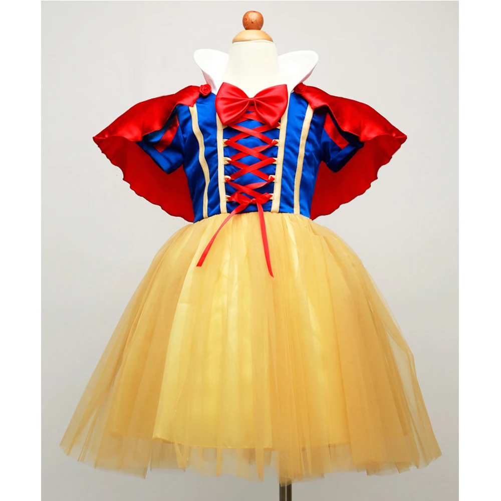 Top Trends: Halloween 4 Layers Snow White Cosplay Dresses For Girls Party Princess Dress Children's Tulle Dress Baby Girl Tutu Infants Gowns Shoppable Styles - Image 2