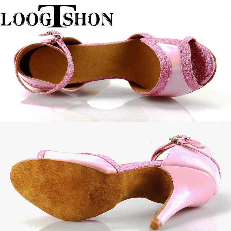 Top Trends: LOOGTSHON Latin Dance Shoes Salsa Dance Shoes High Heel Shoe Woman Dance Shoe Dance Shoes For Women Dancing Slippers HELL 8.5CM Shoppable Styles - Image 4