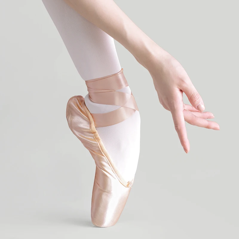 Top Trends: Girls Ballerina Ballet Pointe Shoes Pink Red Women Satin Canvas Ballet Shoes For Dancing Shoppable Styles