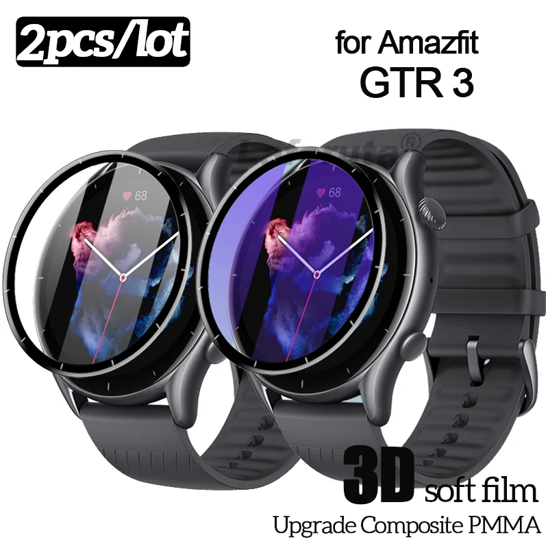 Top Trends: Screen Protector For Amazfit GTR 3 Pro Full Cover 3D Curved Ultra-thin HD Protection Film For Xiaomi Amazfit GTR3 GTS3 Not Glass Shoppable Styles