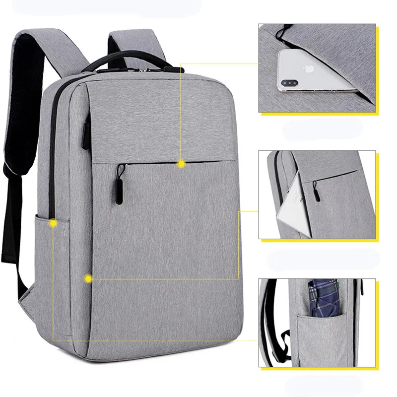 Top Trends: 2024 New Leisure Outdoor Sports Backpack Fashion Business Travel 15.6inch Laptop Backpack Waterproof Anti-theft Student Backpack Shoppable Styles