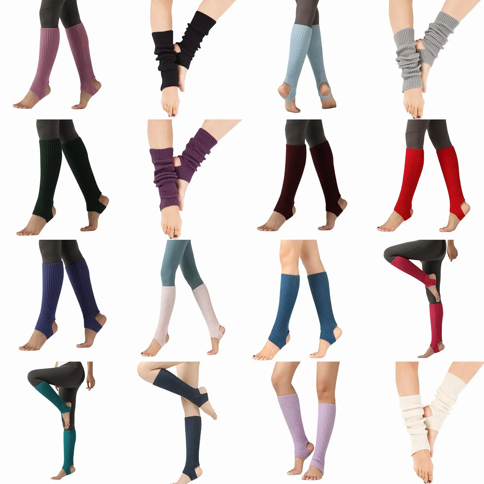 Top Trends: 1 Pair Fashion Woman Latin Socks Fitness Dancing Female Wear Exercising Long Section Knitting Walking Socks Leg Warmers Woman Shoppable Styles