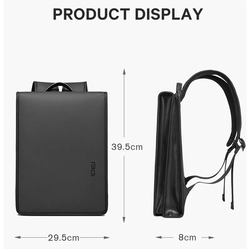 Top Trends: BANGE New Business Backpack Men's Anti-Theft Computer Bag Big Capacity 14.1 Inch Laptop Bagpack Men Elegant Waterproof Shoppable Styles - Image 2