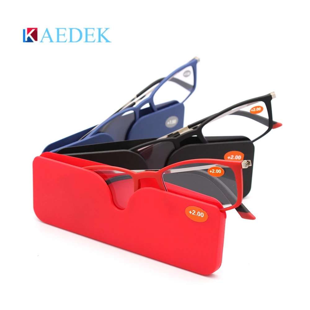 Top Trends: KAEDEK Ultralight Reading Glasses Men Women Unbreakable Glasses High-definition Resin Glasses Presbyopic Prescription Eyewear Shoppable Styles