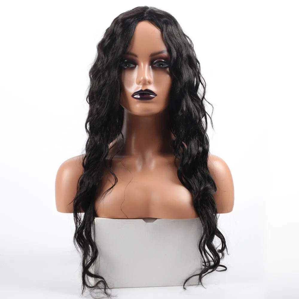 Top Trends: Long Curly Synthetic Wigs For Black Women Black Brown Blonde Ginger Red White Hair Afro Wigs Synthetic Curly Hair Wigs Shoppable Styles