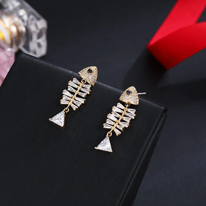 Top Trends: Fashion Luxury Earrings For Women Cute Fish Mermaid Original And Funny Earrings For Teens Quality Jewelry Trending Product Shoppable Styles