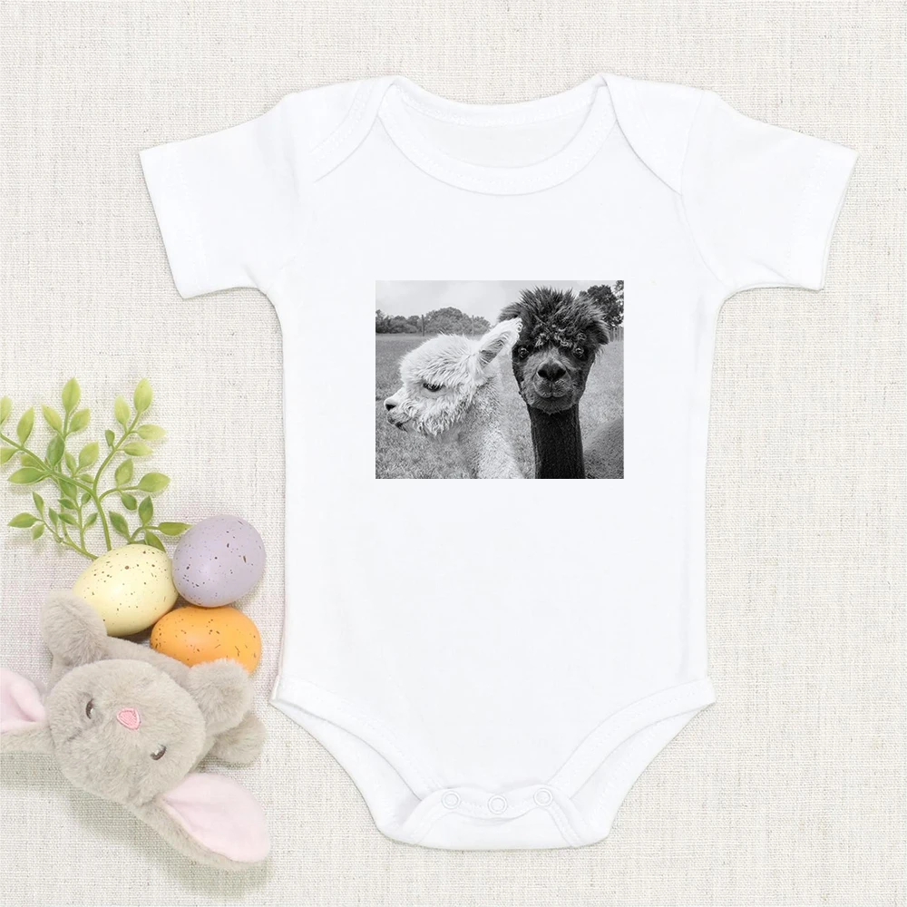 Top Trends: Baby Boy Clothes Funny Alpaca Sloth Baby 2022 Newborn Baby Girl Bodysuit Infant Baby Jumpsuit One-Pieces Ropa Bebe Harajuku Shoppable Styles - Image 5