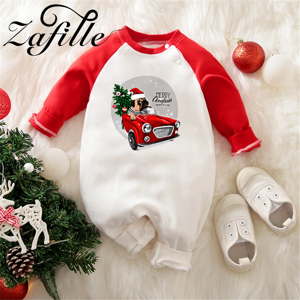 Top Trends: ZAFILLE 2024 New Year's Costume For Newborns Jumpsuit Autumn Winter Kids Boys Girls Clothing My First Christmas Baby's Rompers Shoppable Styles