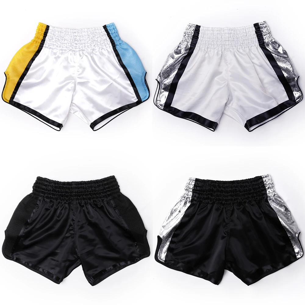 Top Trends: Kickboxing Shorts Kids Teenagers Muay Thai Boxing Shorts Men&#039;s Women&#039;s Fighting MMA Trunks Sanda Grappling Training Short Pants Shoppable Styles