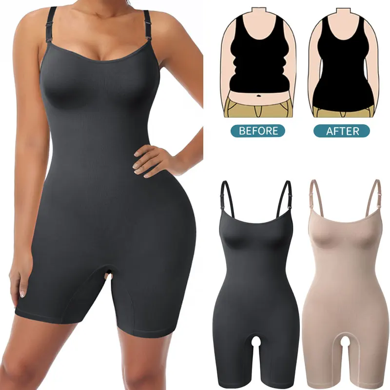 Top Trends: Bodysuit Shapewear Women Full Body Shaper Tummy Control Slimming Sheath Butt Lifter Push Up Thigh Slimmer Abdomen Shapers Corset Shoppable Styles