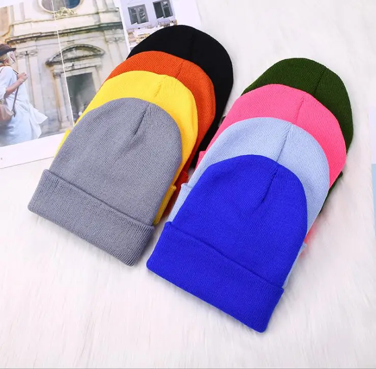 Top Trends: Winter Hats For Unisex New Beanies Knitted Solid Cute Hat Lady Autumn Female Beanie Caps Warmer Bonnet Men Casual Cap Wholesale Shoppable Styles