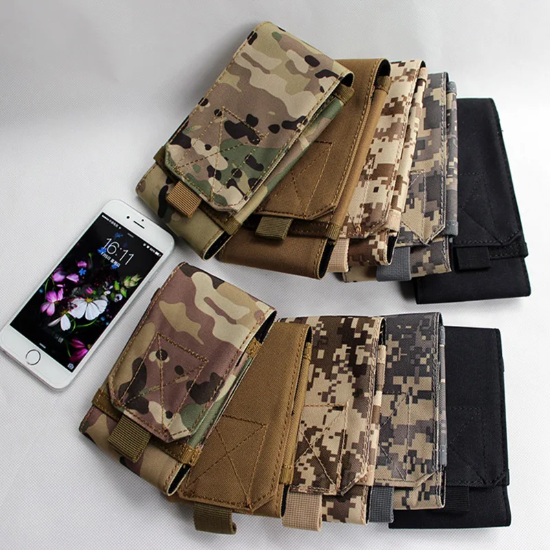 Top Trends: Universal Phone Pouch Holster Waist Bag Army Tactical Military Nylon Belt For SAMSUNG For Iphone For OnePlus 6 6T Nokia Case Shoppable Styles