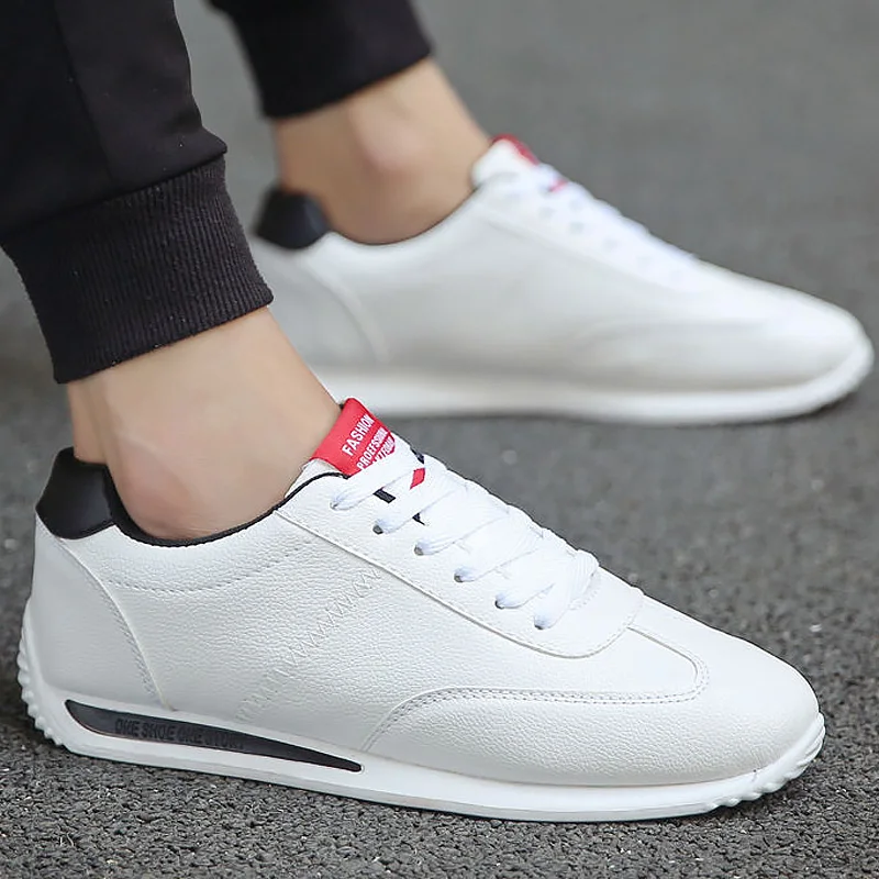 Top Trends: White Sneakers Boy Sport Shoes 2022 Runway Sneakers Men Casual Shoes Unisex Couple Sneakers Man Spring Shoes Skate Tennis Shoppable Styles - Image 3