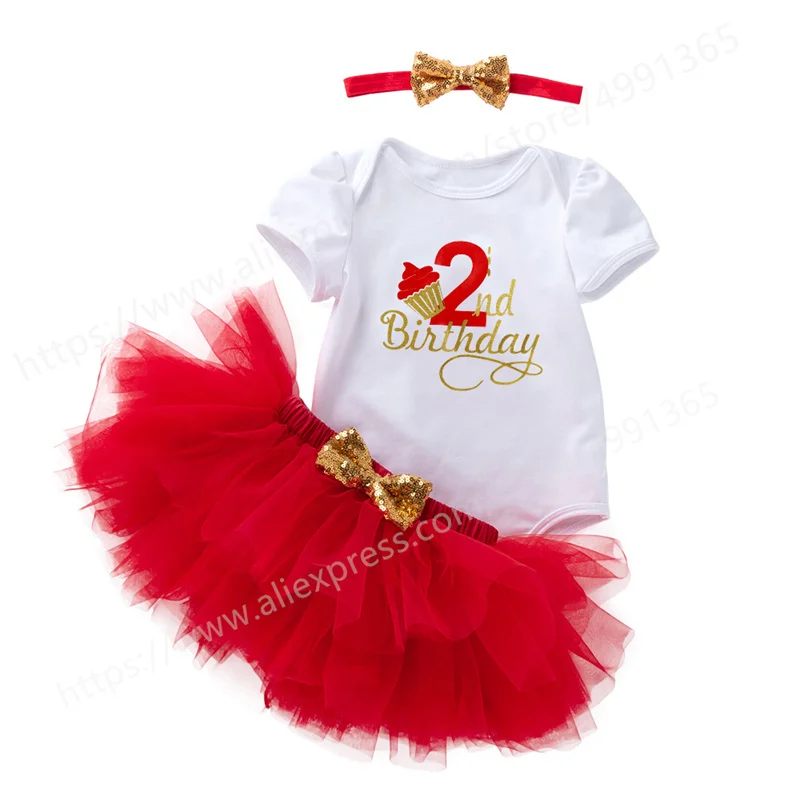 Top Trends: Baby Girl Clothes 2nd Birthday Dress Outfits 2 Years Girls Boutique Clothing Christening Dresses For Toddler Girls Shoppable Styles