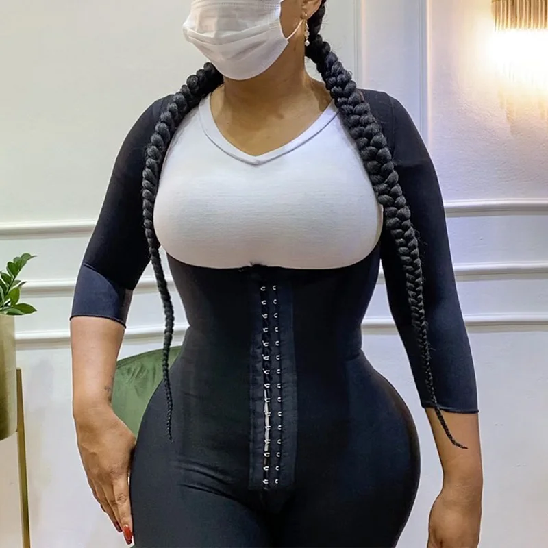 Top Trends: Women Push Up Postpartum Seamless Full Body Shapewear Slimming Fajas Colombianas High Compression BBL Post Op Surgery Supplies Shoppable Styles