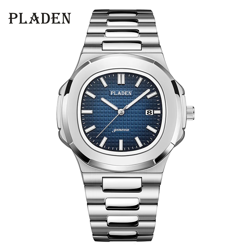 Top Trends: PLADEN Luxury Watches Men Top Brand High Quality Stainless Steel Relogio Masculino Fashion Waterproof Quartz Watch For Men 2023 Shoppable Styles