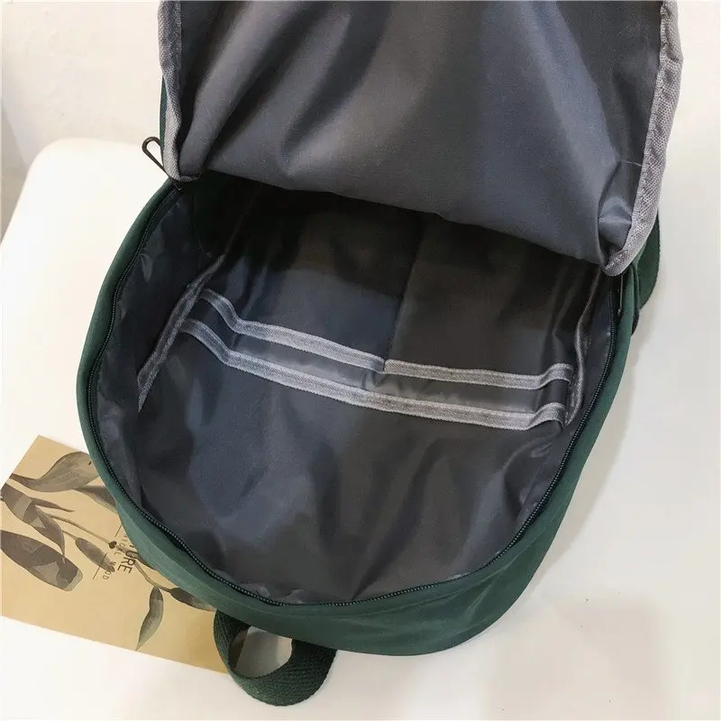 Top Trends: Waterproof Backpack Women Backpack Solid Women Shoulder Bag Black School Bag For Teenage Girl Children Backpacks Travel Bag Shoppable Styles - Image 6