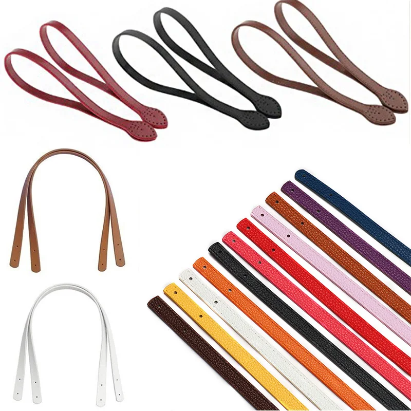 Top Trends: 2 Pcs PU Leather Handle Detachable Bag Belt Lady Shoulder Bag DIY Replacement Accessories Handbag Strap Bags Handle Belt Band Shoppable Styles