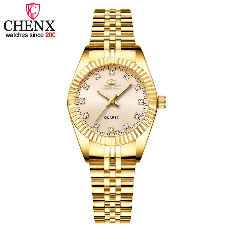 Top Trends: CHENXI Brand Girl Watch Women Fashion Casual Quartz Watches Ladies Gloden Stainless Steel Female Gifts Clock Wristwatch Shoppable Styles