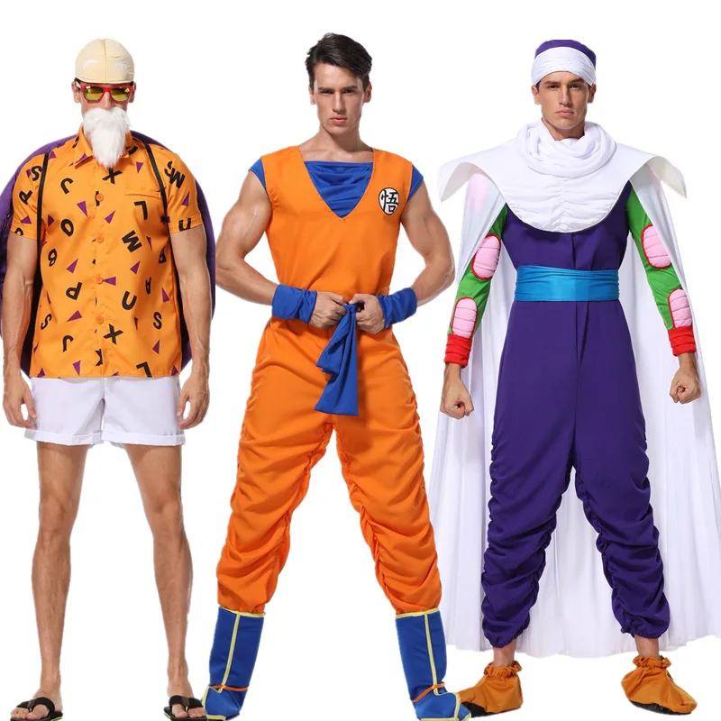 Top Trends: Goku Cosplay Costume KameSennin Kame Sennin Cosplay Piccolo Cosplay Adult Men Anime Jumpsuits Halloween Carnival Costumes Shoppable Styles