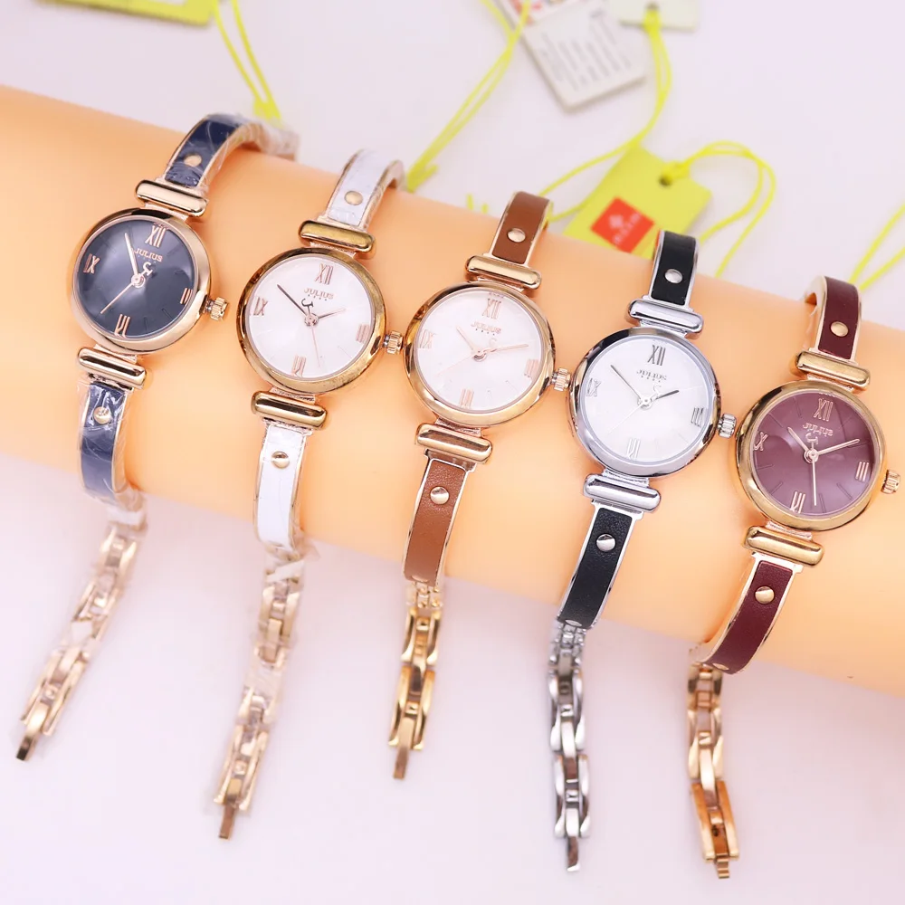 Top Trends: Small Bangle Women's Watch Japan Quartz Hours Fine Fashion Dress Chain Bracelet Girl's Birthday Clock Gift Julius Box Shoppable Styles