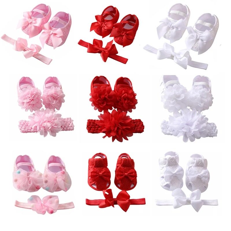 Top Trends: Newborn Baby Girls Shoes Cotton Cute Toddlers Soft Sole Butterfly-knot Princess Shoes Spring Autumn First Walkers Birthday Gift Shoppable Styles