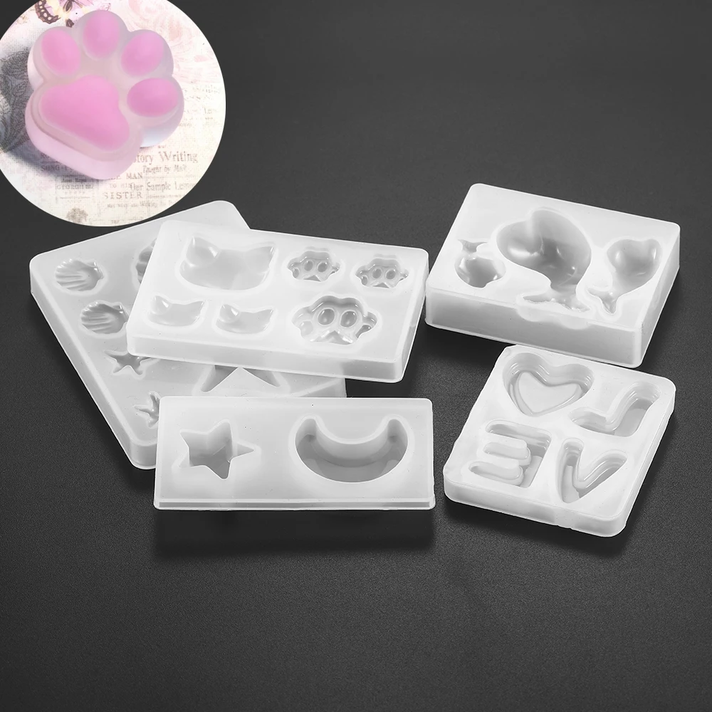 Top Trends: 1Pcs Letter Cat Shell Jewelry Silicone Casting Molds Sets Mixed Style UV Epoxy Resin Molds For DIY Jewelry Making Findings Kits Shoppable Styles