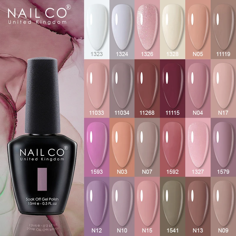 Top Trends: NAILCO 131 Colors Vernis Semi Permanent UV Varnish Gel Nail Polish For Nails Art Gel Manicure Design TOP BASE Varnish Hybrid Shoppable Styles