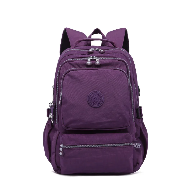 Top Trends: School Backpack For Teenage Girl Mochila Feminina Women Backpacks Nylon Waterproof Casual Laptop Bagpack Female Sac A Do 2021 Shoppable Styles