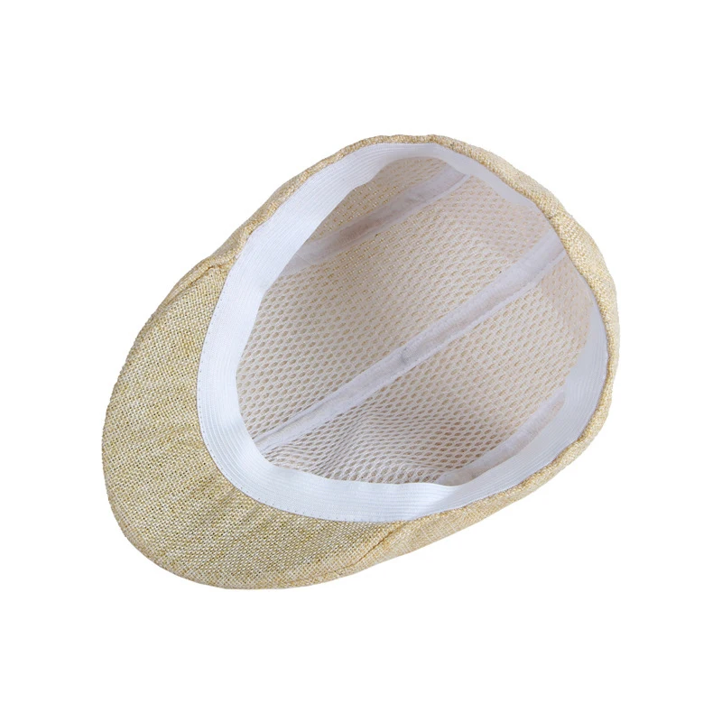 Top Trends: Summer Mesh Berets Hat For Men Solid Black White Breathable Newsboy Cap Women Retro Painter Cap Thin Flat Herringbone Hat Boina Shoppable Styles - Image 5