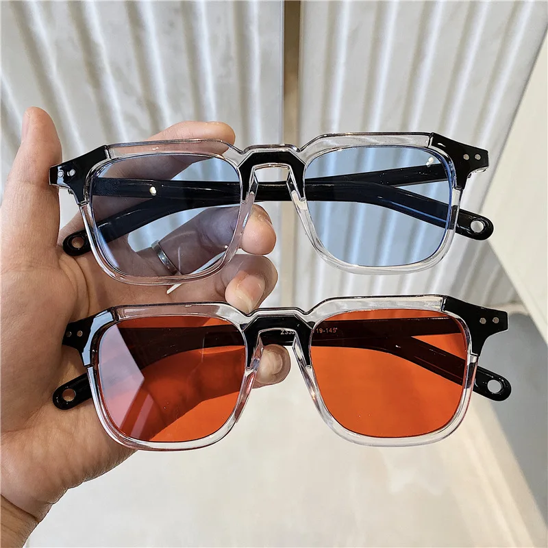 Top Trends: New Sunglasses Fashion Men And Women Jumping Di Hip Hop Couple Glasses Super Fire Retro Sunglasses Shoppable Styles