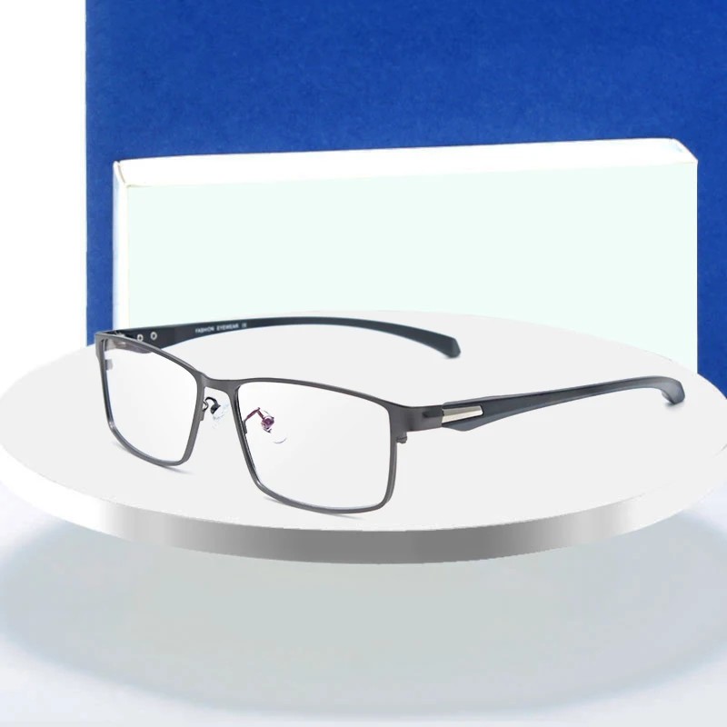 Top Trends: Men Alloy Eyeglasses Frame For Men Eyewear Flexible Temples Legs IP Electroplating Alloy Material, Full Rim And Half Rim Shoppable Styles - Image 6