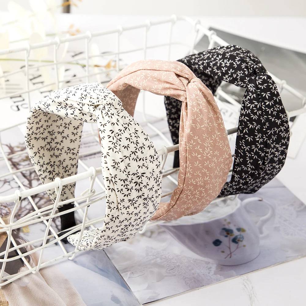 Top Trends: Fashion Print Leopard Headband Wide Cross Women Hairband Elastic Bow Hair Hoop Bands Bezel Top Knot Girls Hair Accessories Shoppable Styles