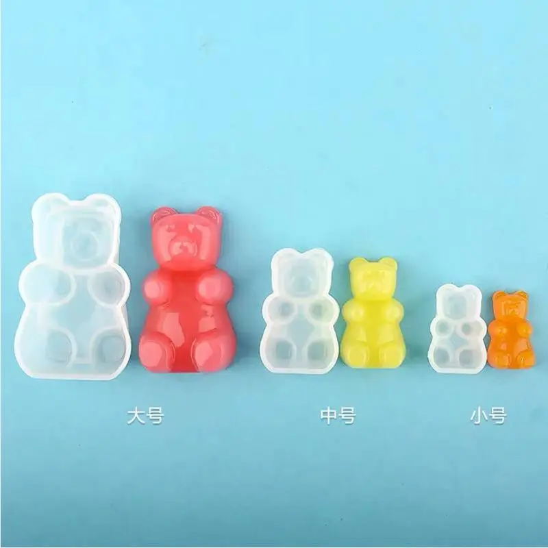 Top Trends: Gummy Bear Candy Silicone Mold Cake Chocolate Fondant Resin Pendant Jewelry DIY Shoppable Styles