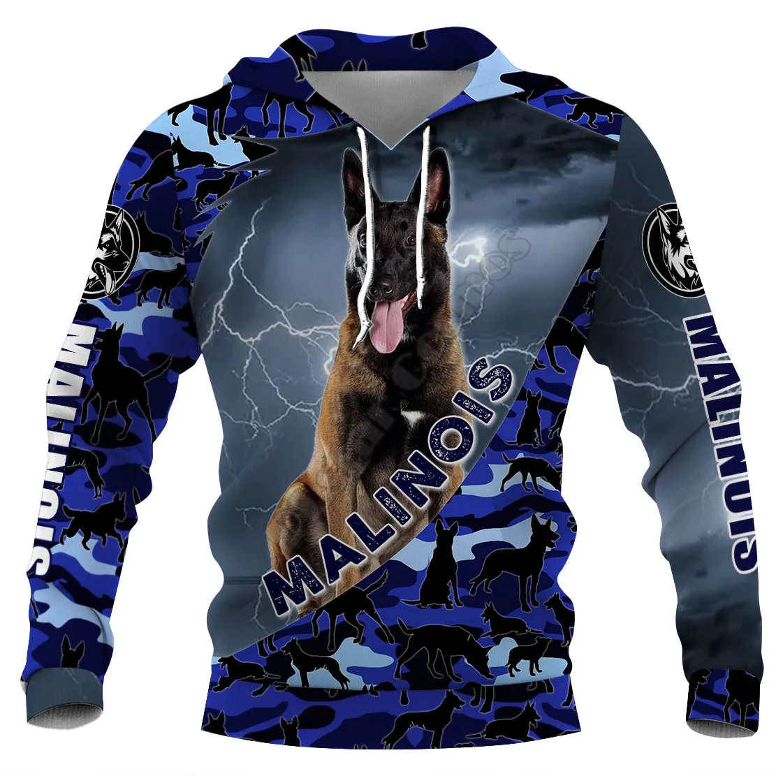 Top Trends: Malinois 3D Hoodies Printed Pullover Men For Women Funny Dog Sweatshirts Fashion Cosplay Apparel Sweater Shoppable Styles