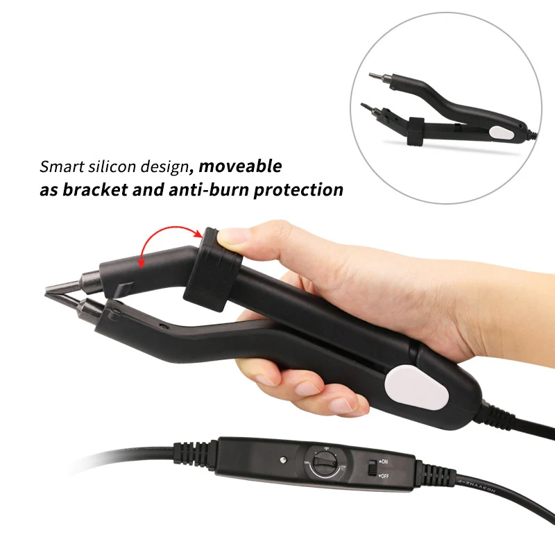 Top Trends: Heat Hair Connector Hair Extensions Tools Extension Tongs Soldering Iron With Gift Fusion Iron Heat Hair Connectors Keratin Melt Shoppable Styles