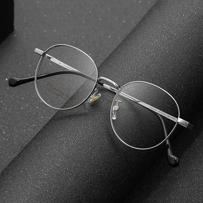 Top Trends: Full Rim β Titanium Frame Glasses For Man And Woman Ultra Light Retro Style New Arrival Broadside Myopia Eyewears Shoppable Styles