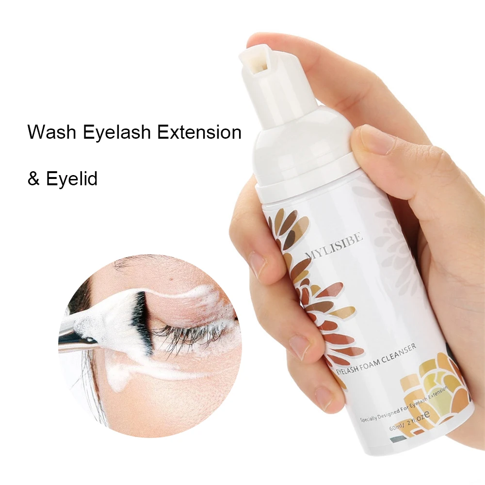 Top Trends: High Quality 60ml Eyelash Shampoo Gentle Cleansing Eyelashes / Grafting Extension Eyelashes Mousse Foam Pro Eyelash Cleaner Shoppable Styles