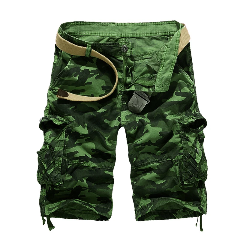 Top Trends: Casual Shorts Mens Camouflage Mens Cargo Shorts Outwear Summer Hot Sale Quality Cotton Brand Clothing Male Sweatpants Military Shoppable Styles - Image 4