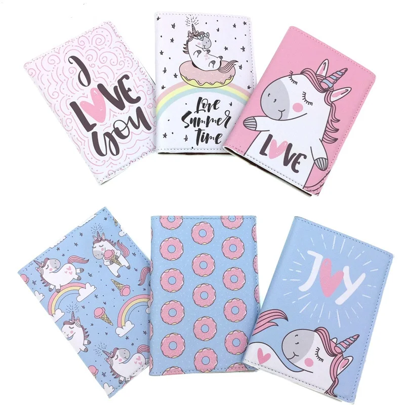 Top Trends: Travel Cartoon Print Pu Waterproof Passport Cover Travel Card Holder Wallet Bag Passport Holder Travel Accessories Shoppable Styles